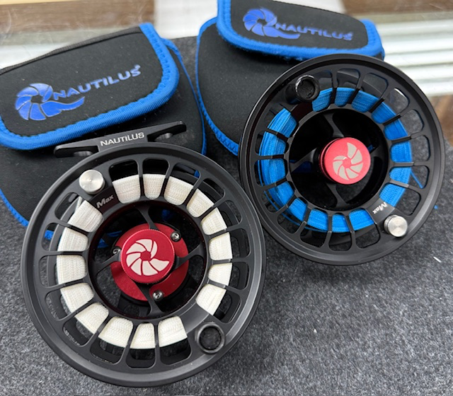 Nautilus XL Max Fly Reel & Spare Spool - Black - Lightly Used